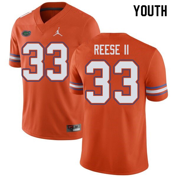 Jordan Brand Youth #33 David Reese II Florida Gators College Football Jerseys Orange